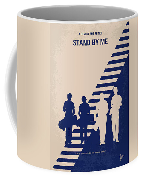 Stand By Me Coffee Mug featuring the digital art No429 My Stand by me minimal movie poster by Chungkong Art