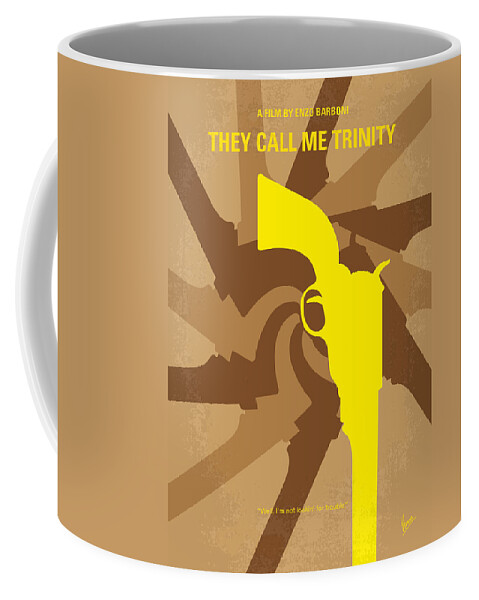They Coffee Mug featuring the digital art No431 My They Call Me Trinity minimal movie poster by Chungkong Art