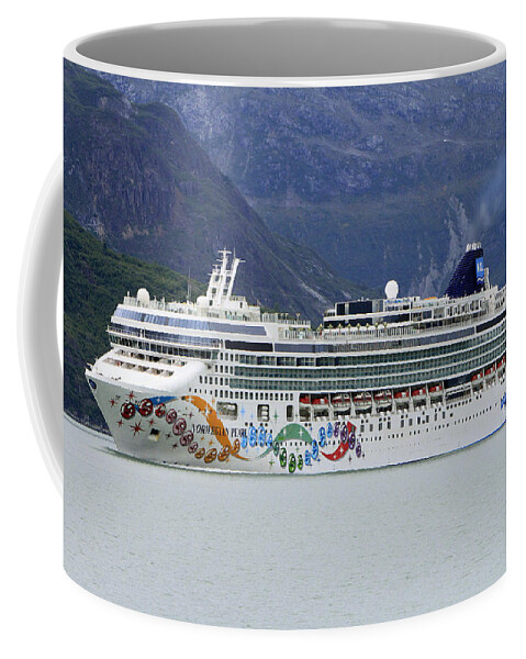 Cruise Ship Coffee Mug featuring the photograph Norwegian Pearl by Shoal Hollingsworth