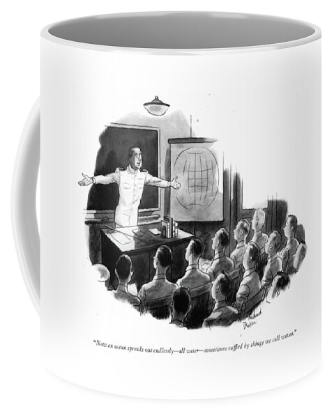 Now An Ocean Spreads Out Endlessly - All Water - Coffee Mug