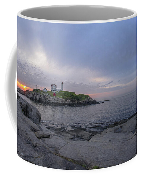 Lighthouse Coffee Mug featuring the photograph Nubble Lighthouse by Steven Ralser