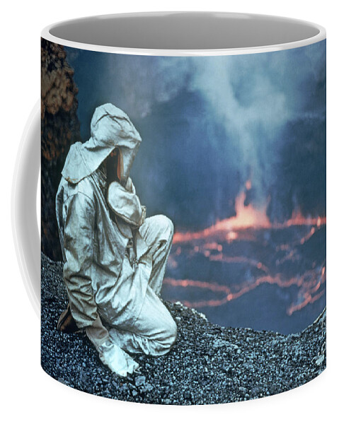 Nyiragongo Coffee Mug featuring the photograph Nyiragongo Volcano by Explorer