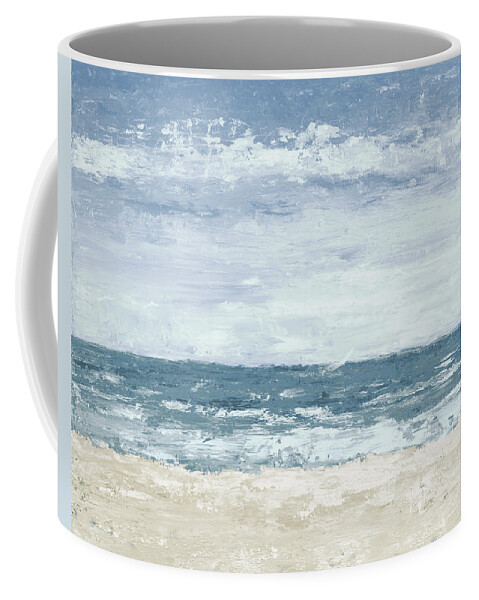 Oceans Coffee Mug featuring the painting Oceans In The Mind by Julie Derice
