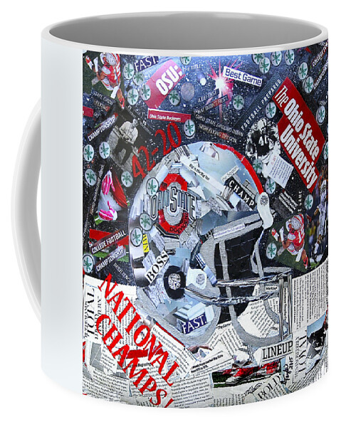 Ohio State University National Football Champs Coffee Mug by Colleen Taylor  - Fine Art America