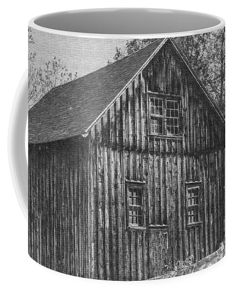 Barn Coffee Mug featuring the photograph Old Barn 3 by Judy Wolinsky