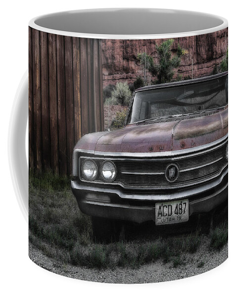 Buick Coffee Mug featuring the photograph Old Buick by Erika Fawcett