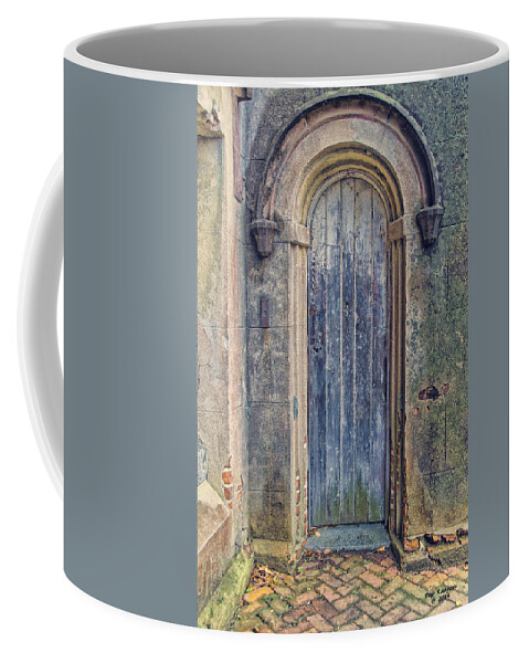 Door Coffee Mug featuring the photograph Old Charleston Jail by Peg Runyan
