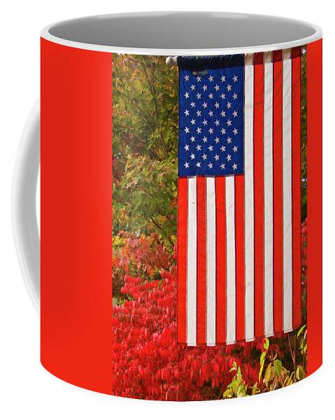 Ron Roberts Coffee Mug featuring the photograph Old Glory by Ron Roberts