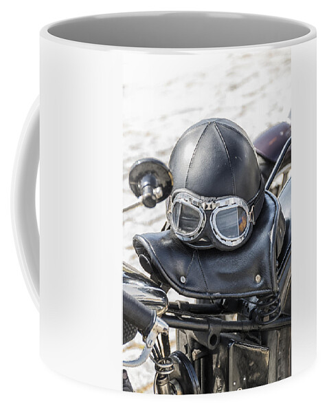Old Coffee Mug featuring the photograph Old helmet by Paulo Goncalves