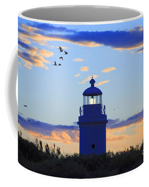 Viedma Coffee Mug featuring the photograph Old lighthouse by Bernardo Galmarini