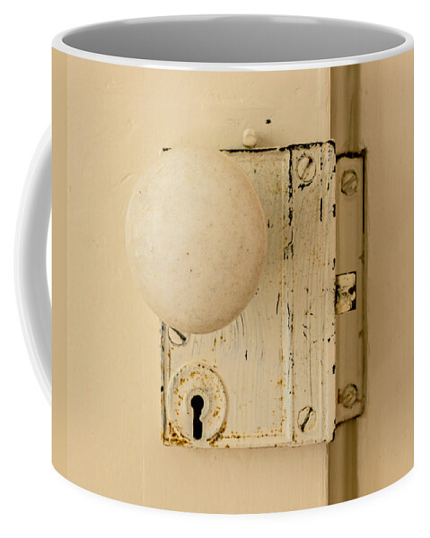 Old Coffee Mug featuring the photograph Old Lock by Photographic Arts And Design Studio