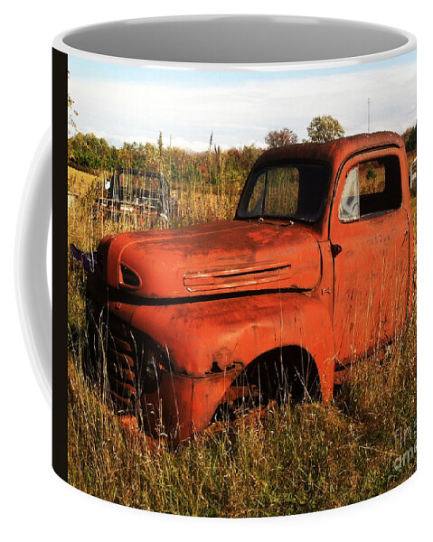 Jamie Lynn Gabrich Coffee Mug featuring the photograph Old Orange by JamieLynn Warber