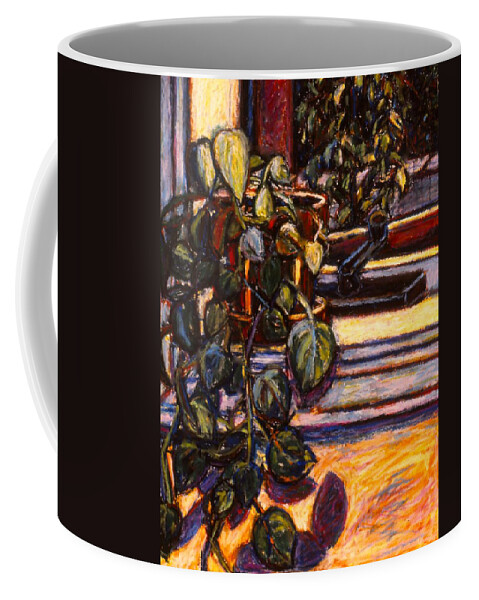 Plant Coffee Mug featuring the painting Old Plant by Kendall Kessler