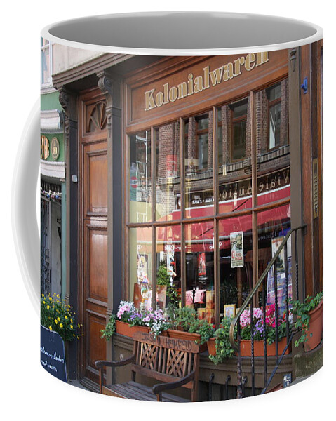 Hamburg Coffee Mug featuring the photograph Old Shop Hamburg by Christiane Schulze Art And Photography