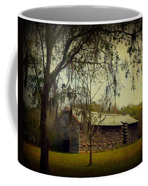 Tobacco Coffee Mug featuring the photograph Old Tobacco Barn by Carla Parris