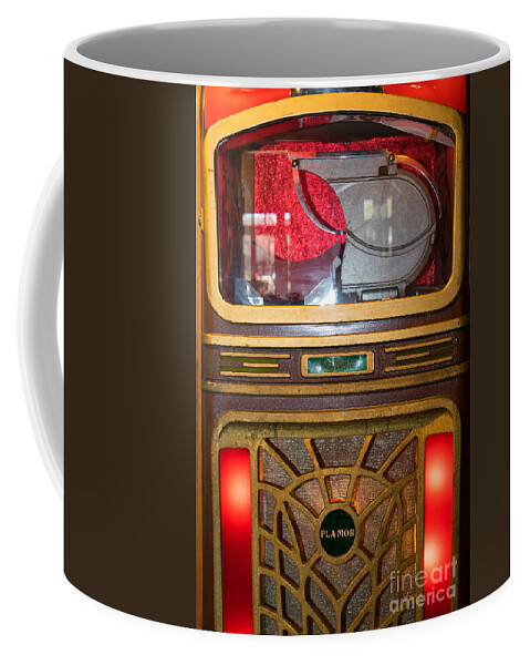 Jukebox Coffee Mug featuring the photograph Old Vintage Packard Pla-mor Jukebox DSC2770 by Wingsdomain Art and Photography