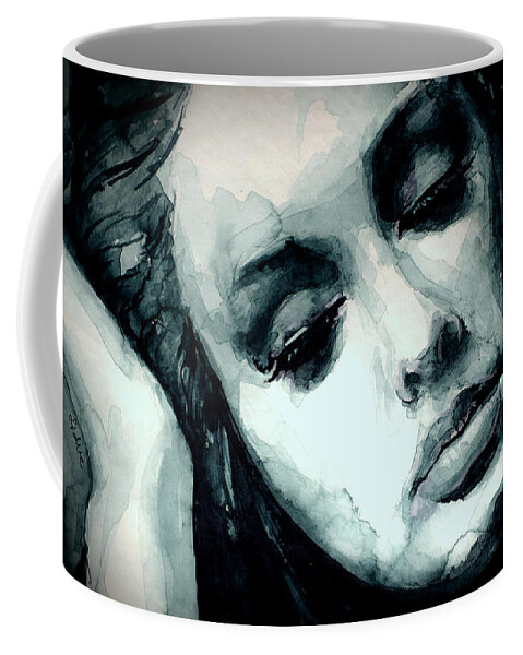 Adele Coffee Mug featuring the painting One and Only by Laur Iduc
