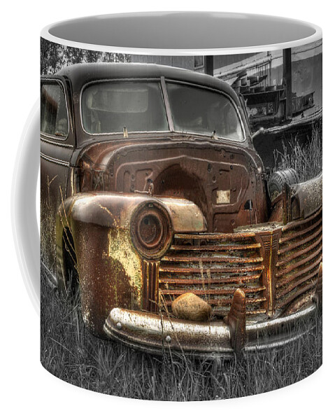 Classic Car Coffee Mug featuring the photograph One Last Time by Thomas Young