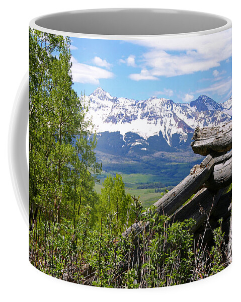 Colorado Coffee Mug featuring the photograph Only the structures crumble by Bob Hislop