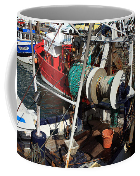 Fishing Coffee Mug featuring the photograph Open Deck by Aidan Moran