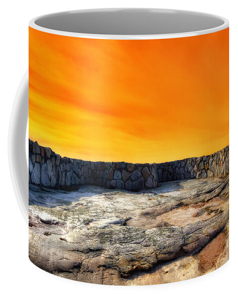 Sam's Point Coffee Mug featuring the photograph Orange Blaze by Rick Kuperberg Sr