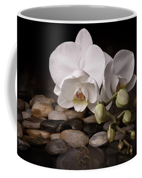 Arrangement Coffee Mug featuring the photograph Orchid - Sensuous Virtue by Tom Mc Nemar