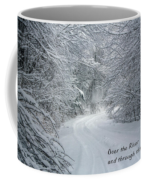 Merry Christmas Coffee Mug featuring the photograph Over the River by John Haldane