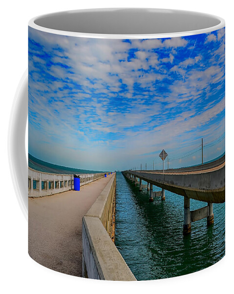 Florida Canvas Coffee Mug featuring the photograph Overseas Highway Florida Keys by Chris Thaxter
