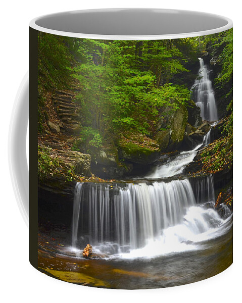 Ricketts Coffee Mug featuring the photograph Ozone Falls by Frozen in Time Fine Art Photography