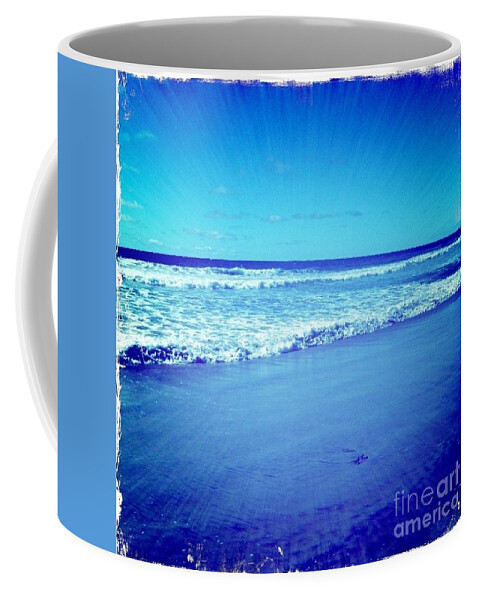 Pacific Ocean Coffee Mug featuring the photograph Pacific Rays by Denise Railey