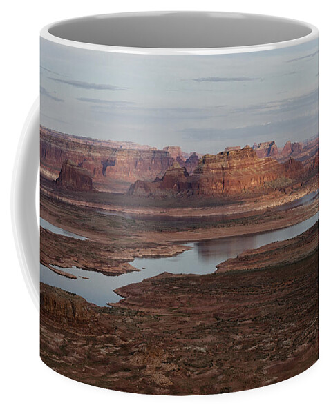 Sunset Coffee Mug featuring the photograph Padre Bay - Lake Powell by Saija Lehtonen