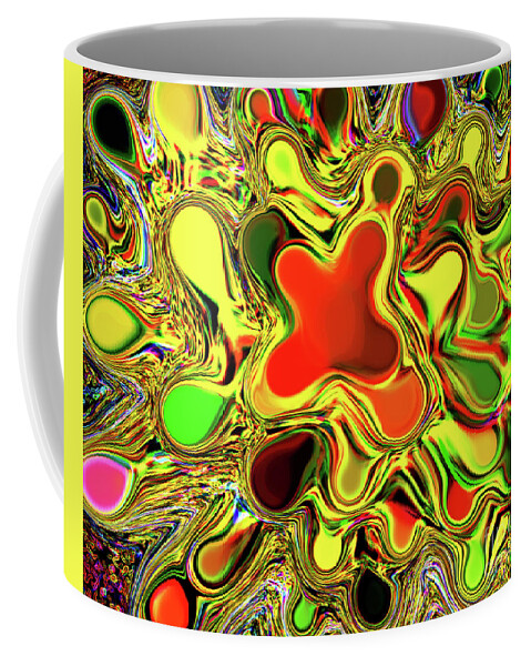 Orange Coffee Mug featuring the photograph Paint Ball Color Explosion by Andee Design