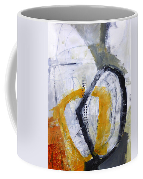 Coffee Mug featuring the painting Paint Improv 1 by Jane Davies