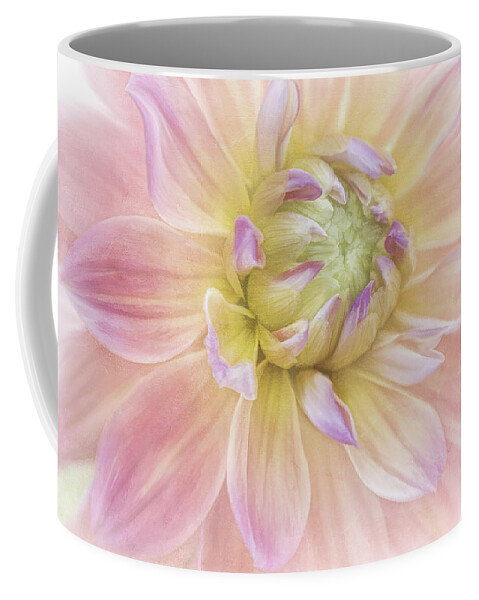 Flower Coffee Mug featuring the photograph Painted Dahlia by Linda Szabo
