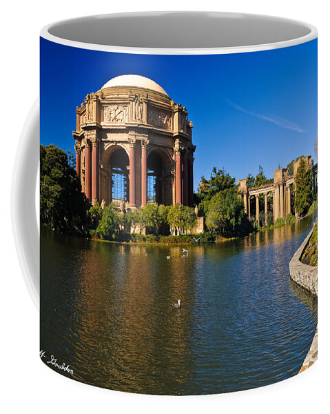 Architecture Coffee Mug featuring the photograph Palace of Fine Arts by Jeff Goulden