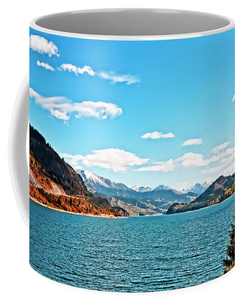 Palisades Coffee Mug featuring the photograph Palisades by Image Takers Photography LLC