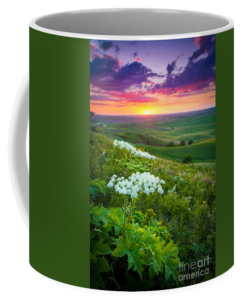 America Coffee Mug featuring the photograph Palouse Flowers by Inge Johnsson