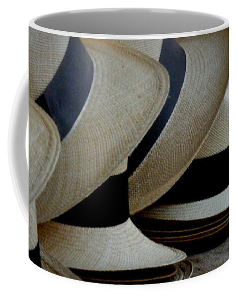 Hats Coffee Mug featuring the photograph Panama Hats by Lainie Wrightson