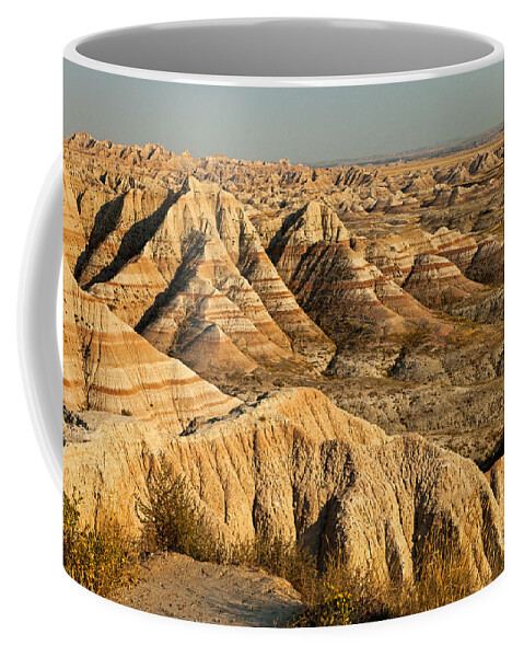 Afternoon Coffee Mug featuring the photograph Panorama Point Badlands National Park by Fred Stearns