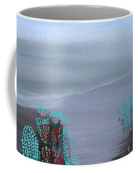 All Products Coffee Mug featuring the painting Paradise by Lorna Maza