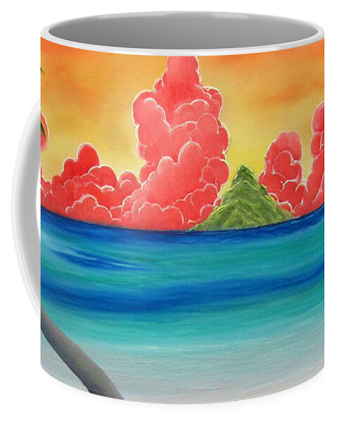 Paradise Paintings Coffee Mug featuring the painting Paradise Panorama by Joshua Bales