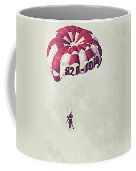 Parasailing Coffee Mug featuring the photograph Parasailing the Caribbean by Melanie Lankford Photography