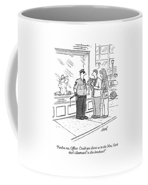 Pardon Me, Officer.  Could You Direct Coffee Mug