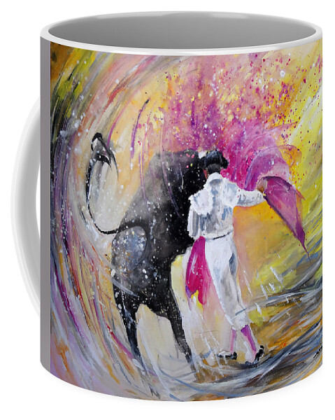 Animals Coffee Mug featuring the painting Passing Pink by Miki De Goodaboom