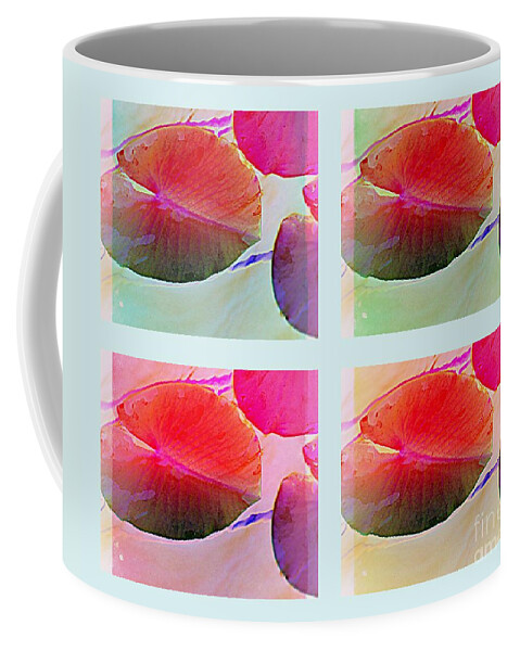 Pastel Pads Coffee Mug featuring the photograph Pastel Pads by Susanne Van Hulst
