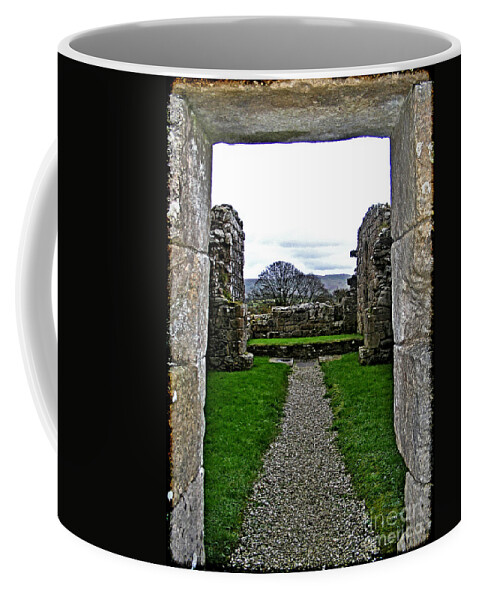 Path Coffee Mug featuring the photograph Bannagher Old Church by Nina Ficur Feenan