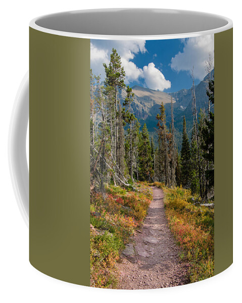 Glacier National Park Coffee Mug featuring the photograph Path to Glacier Splendor by Greg Nyquist