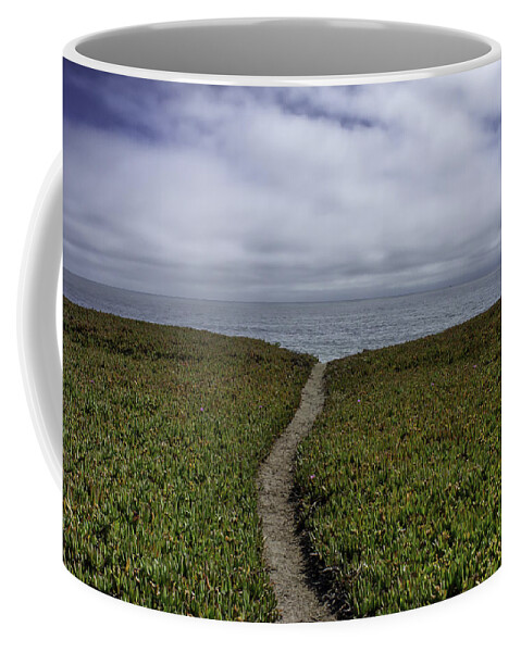 Landscape Coffee Mug featuring the photograph Path to the Pacific by Weir Here And There