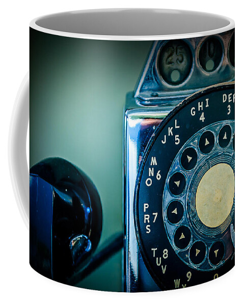 Pay Phone Coffee Mug featuring the photograph Pay Phone Home by Rick Bartrand