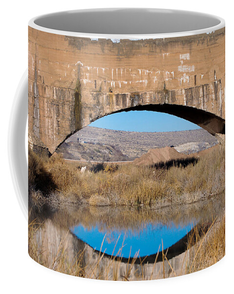 Dakota Coffee Mug featuring the photograph Pecos River Flume by Greni Graph
